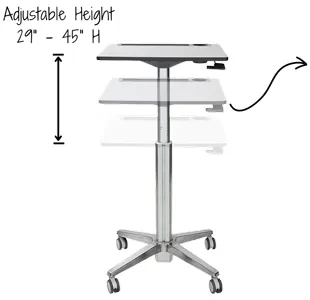 Crossfit Adjustable Sit to Stand Desk by Paragon