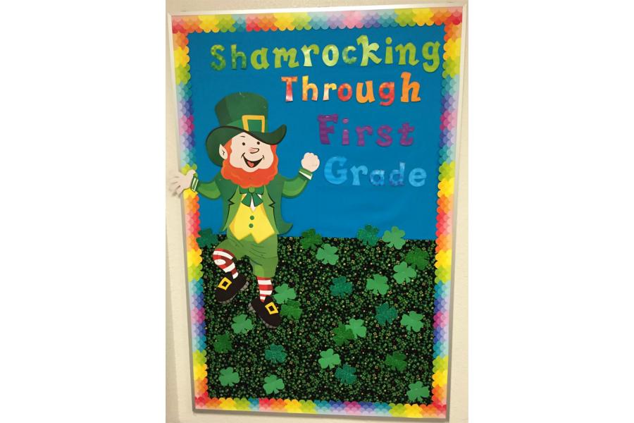 st patricks day bulletin board idea