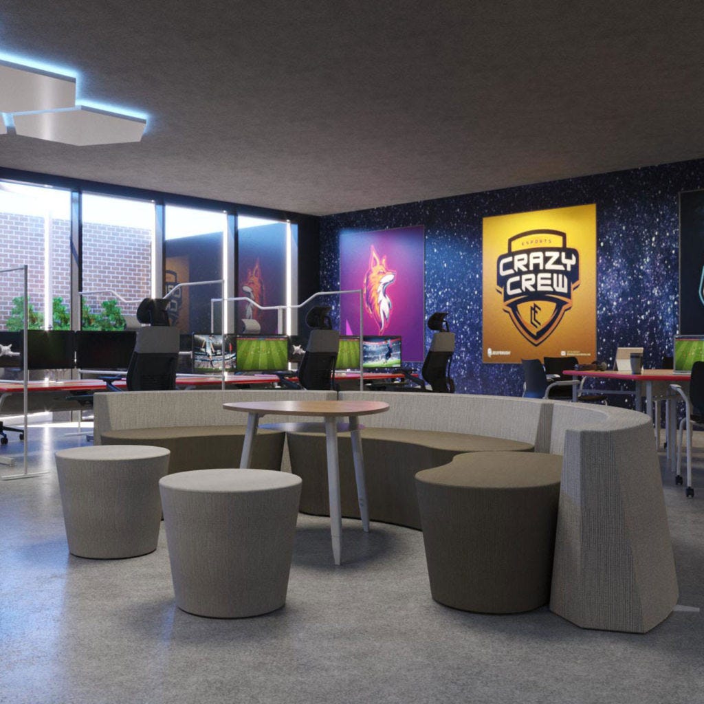 Esports Virtual Room by Mooreco | esports furniture schools