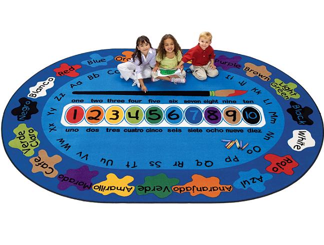 Click here for more Bilingual & Multicultural Rugs for Preschools by Worthington