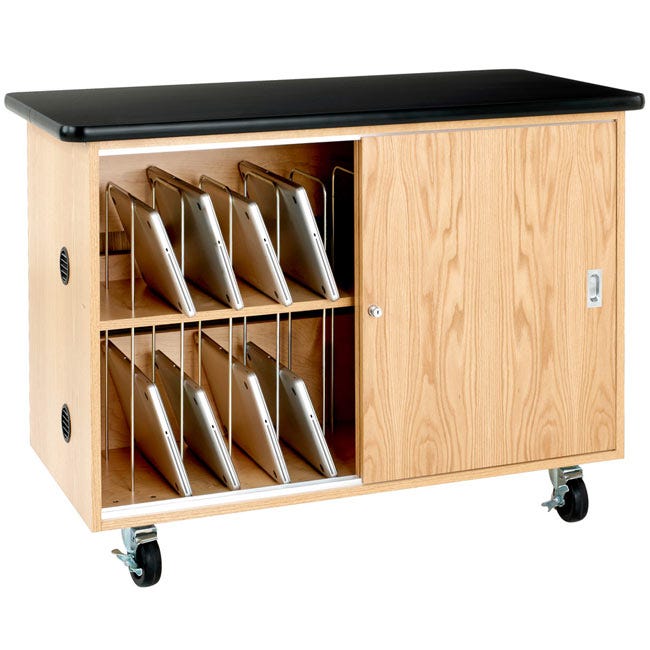 Click here for more Diversified Spaces Tablet and Laptop Storage Carts by Worthington