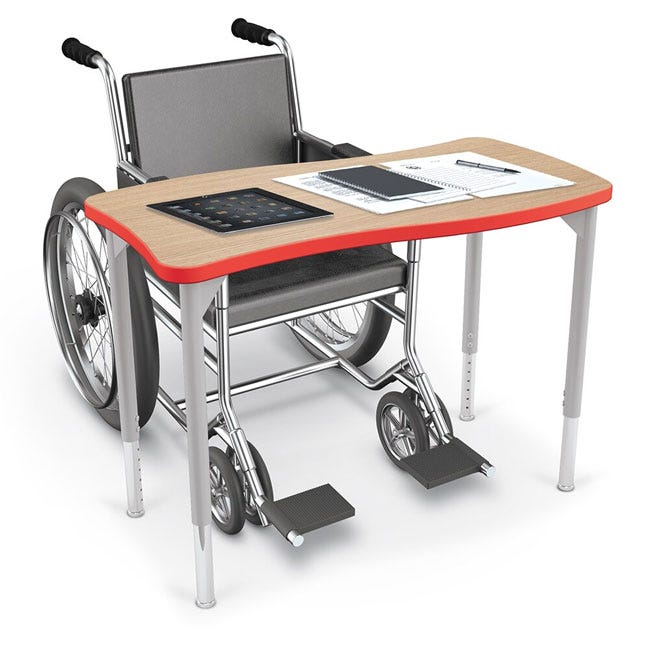 Click here for more ADA and Wheelchair Desks by Worthington