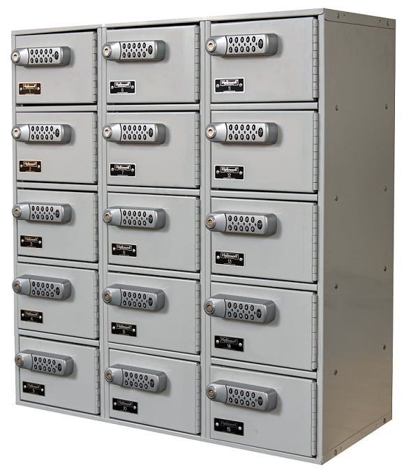 Click here for more Hallowell Cell Phone & Tablet Lockers by Worthington