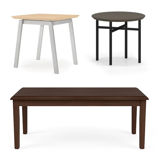 Click here for more Lesro Waiting Room & Reception Tables by Worthington