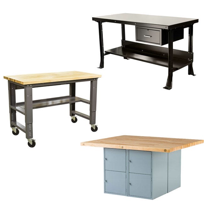Montisa Shop Tables & Makerspace Workbenches