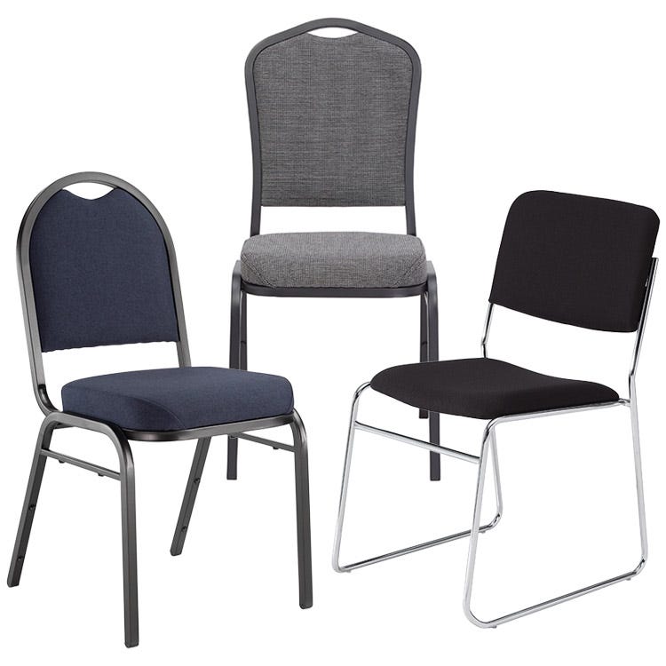 Click here for more NPS Padded Stack Chairs by Worthington