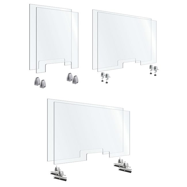 OfficeSource Clear Dividers and Sneeze Guards