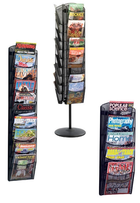 Click here for more Safco Chart, Magazine & Literature Racks by Worthington