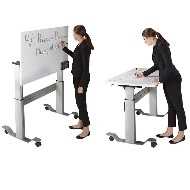 Click here for more RightAngle Dry Erase Markerboard Tables and Desks by Worthington