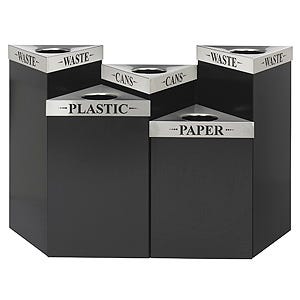 Safco Products Trash Cans & Recycling Containers