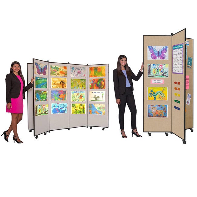 Click here for more Screenflex Winged and Tri-Fold Dividers by Worthington