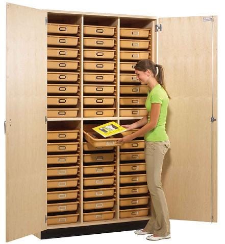 Diversified Spaces Tote Tray & Bin Storage	