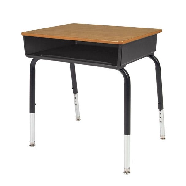 Virco Open Front School Desks