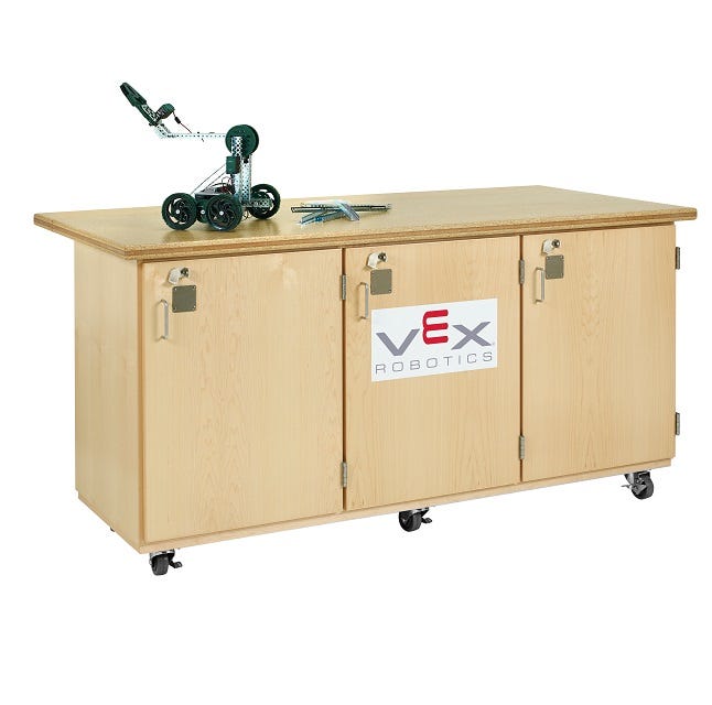 Diversified Spaces Robotics Storage and Vex Robotics Club Furniture