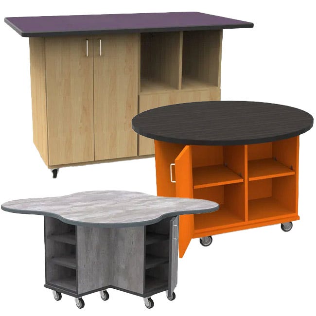 Click here for more WB Mfg Shop Tables & Makerspace Workbenches by Worthington