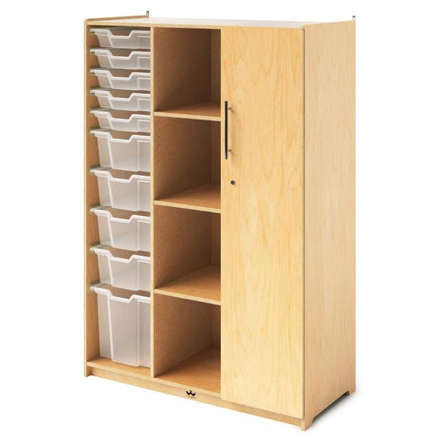 Whitney Brothers Tall Storage Cabinets