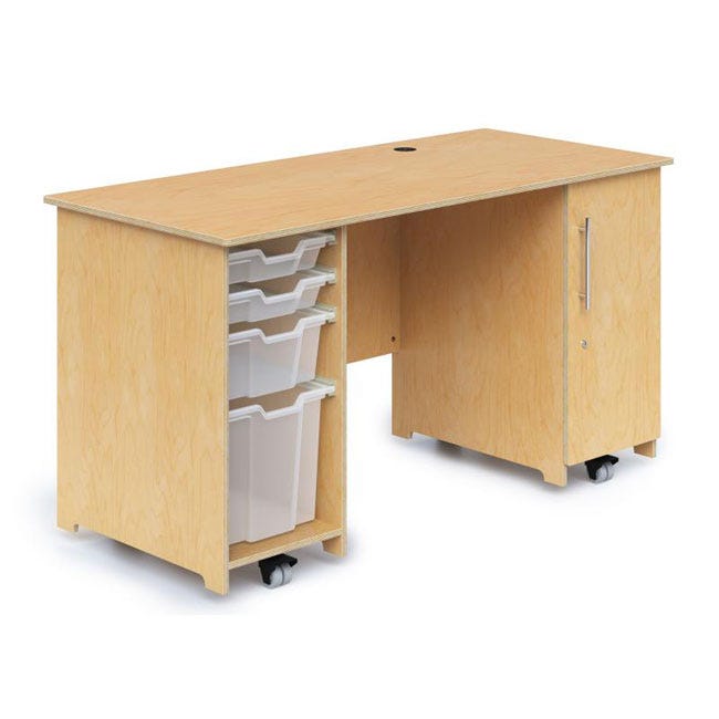 Click here for more Whitney Brothers Teacher Desks by Worthington