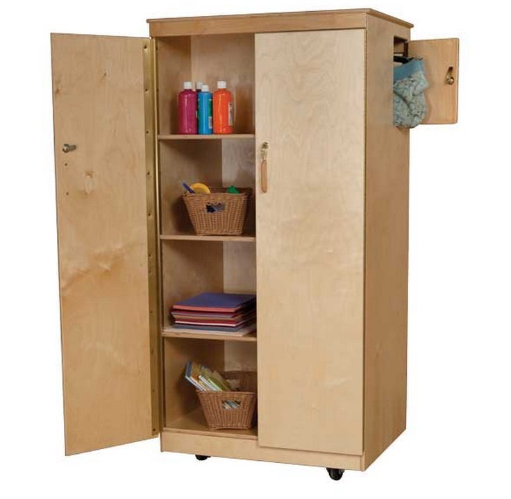 Click here for more Wood Designs Wardrobe & Teacher Storage by Worthington