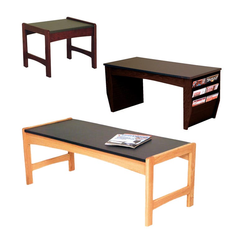 Wooden Mallet Reception Tables