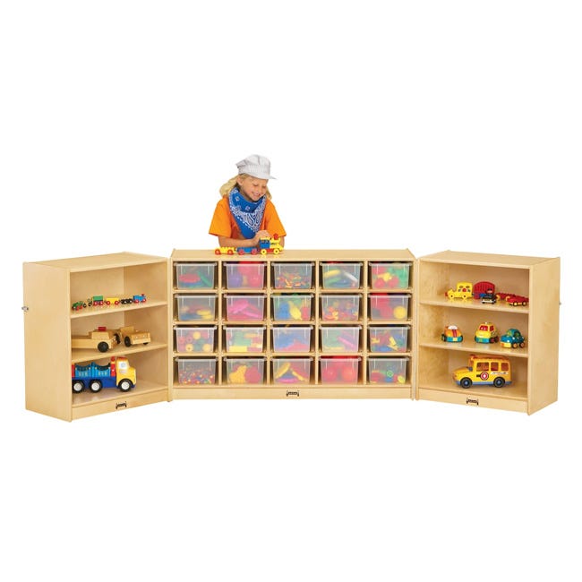 20 Tray Triple Fold-N-Lock - Clear Trays