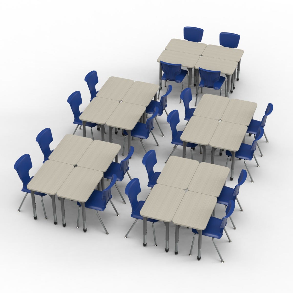 Classroom Set - 20 Premier Rectangle Desks (20