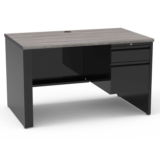 53 Series Teacher Desk w/ Right-Hand Single Pedestal | Teacher