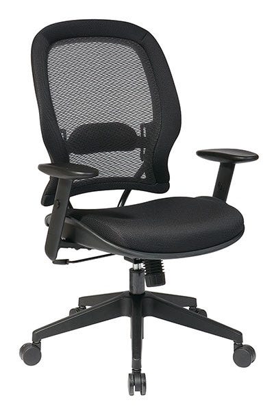 Office Star Professional Dark AirGrid Chair with Mesh Seat 5540