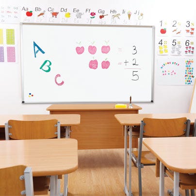 Dry Erase Whiteboard in Classroom Best-Rite by MooreCo Dry Erase Whiteboard in Classroom