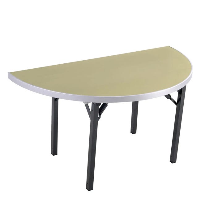 Aluminum Alulite Folding Table (60'' Half Round)