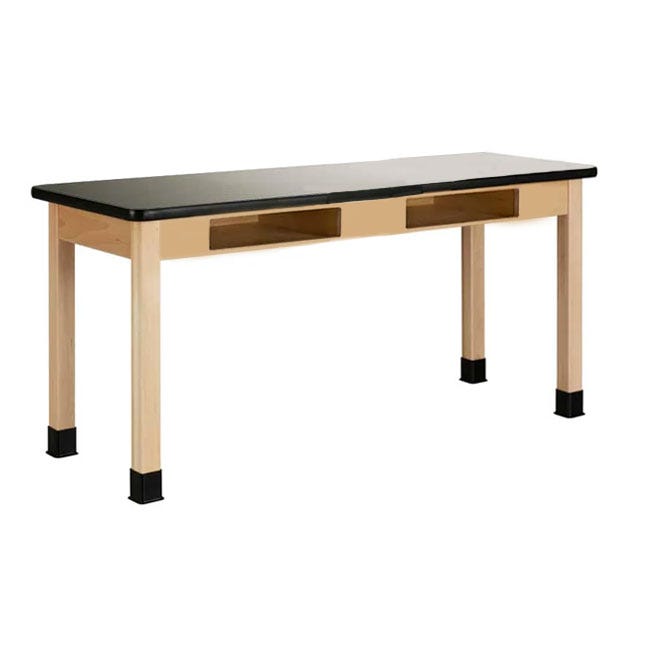 Diversified Spaces ChemGuard Maple Science Table with Book Compartment ...