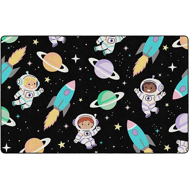 Out of This World Astronaut Fun Carpet