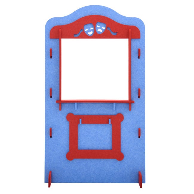 Children's puppet theater designed for imaginative pretend play. Children's puppet theater designed for imaginative pretend play.