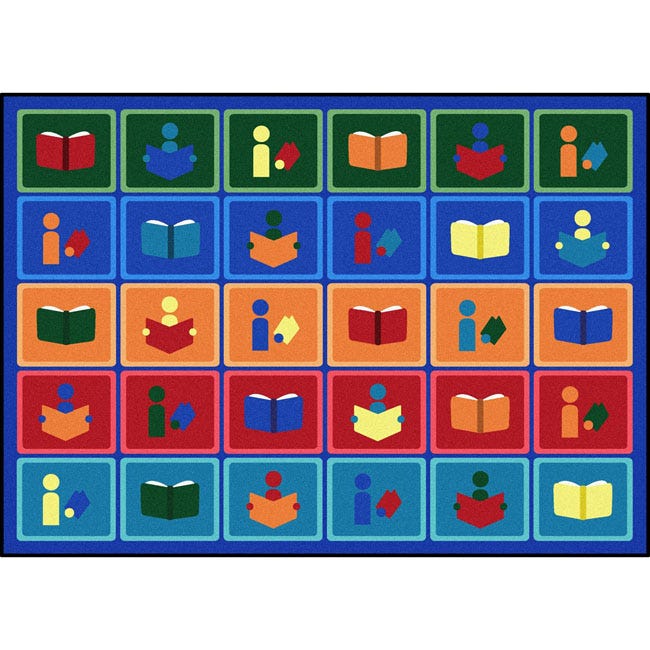 Library Blocks Carpet