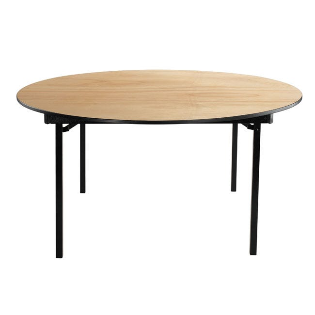 Tables And Seminar, Round Particle Board Table With Removable Legs