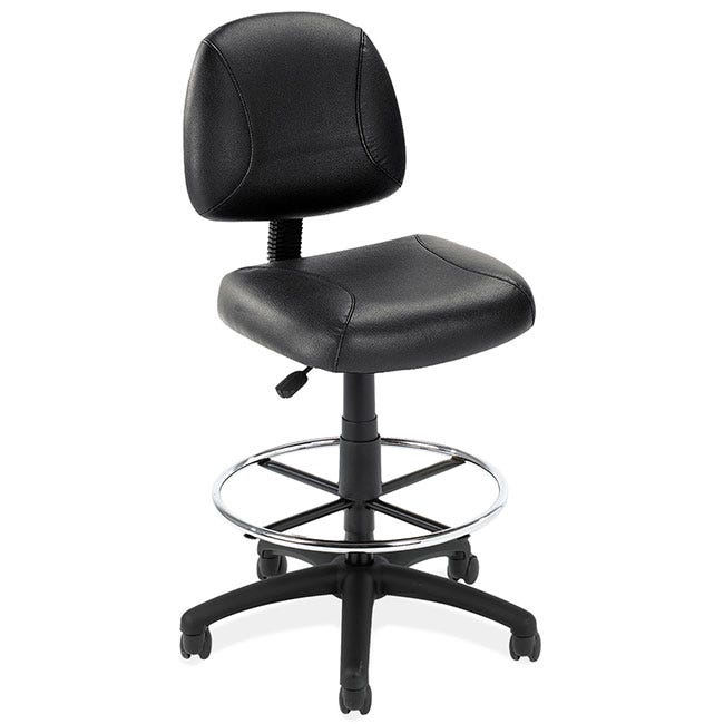 Mesh office chair with five star base and heigh adjustable control.