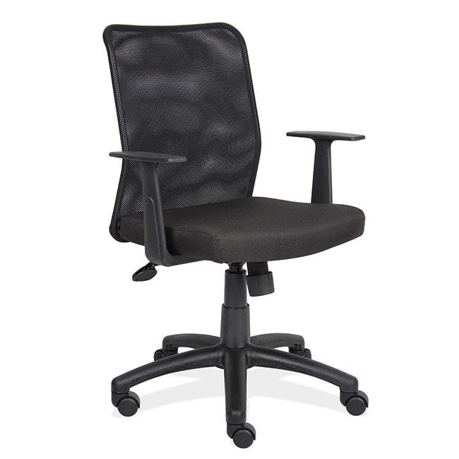 Mesh office chair with five star base and heigh adjustable control. Mesh office chair with five star base and heigh adjustable control.