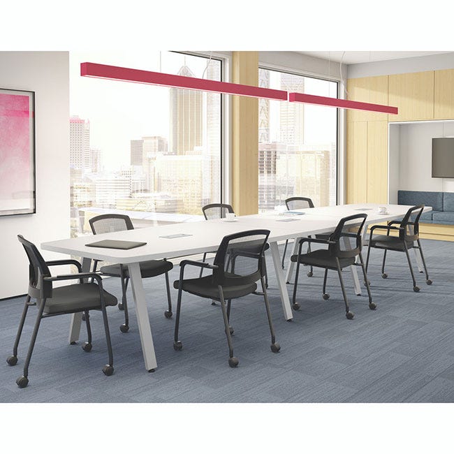 Office conference table with rectangle top and oblique legs. Office conference table with rectangle top and oblique legs.