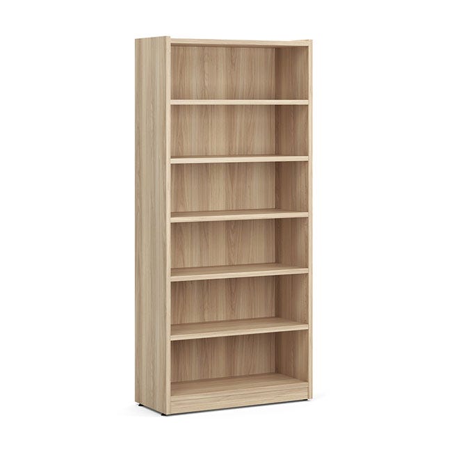 Office bookcase with six shelves.