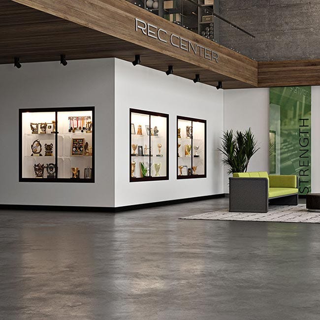 Recessed Display Cabinets