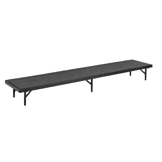 National Public Seating Tapered Standing Choral Riser - 18'' x 60'' x 8 ...