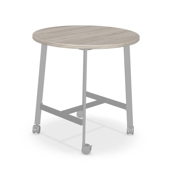 Akt Table w/ Rectangular Legs  (36'' D x 36'' H - Round)