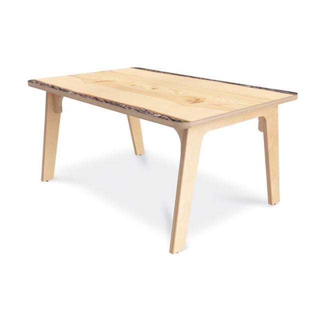 Nature-inspired rectangle daycare activity table by Whitney Brothers