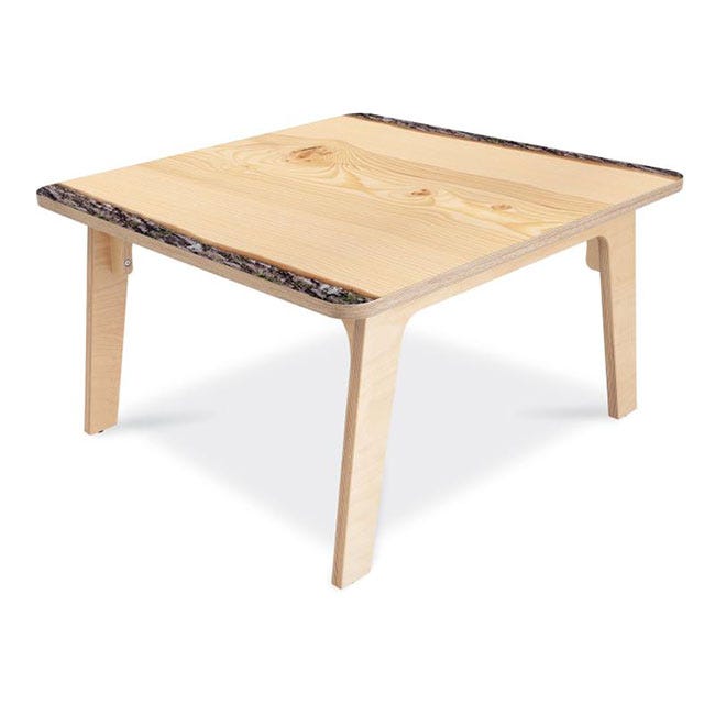 Nature-inspired square daycare activity table Nature-inspired square daycare activity table