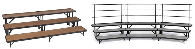 Types of Choral Risers Types of Choral Risers