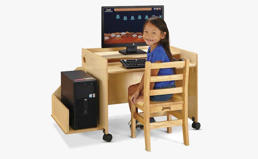 Computer Desk with space for all computer accessories