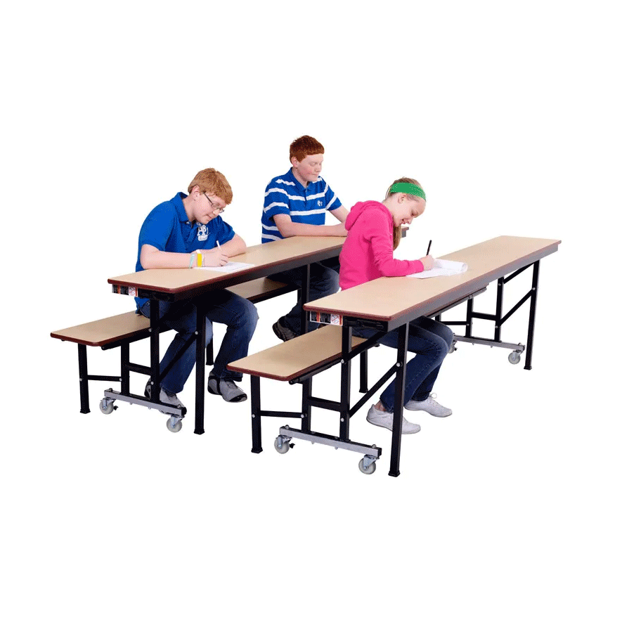 Convertible Bench Cafeteria Table