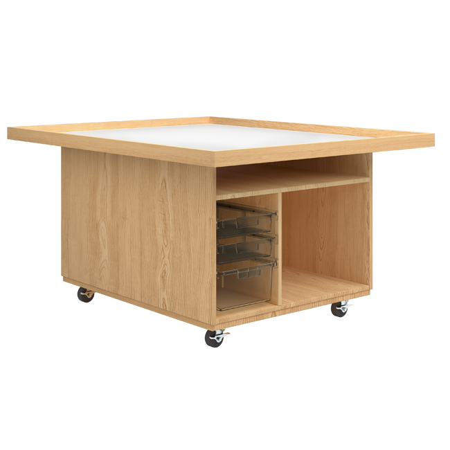 Worthington Direct Workstation with storage for a robotics lab