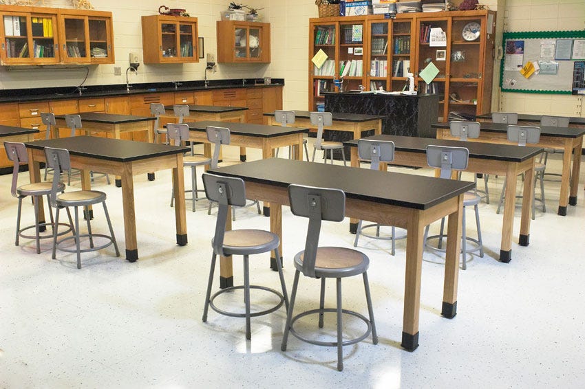 Science Laboratory Classroom Tables