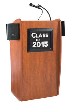 Lectern with Digital Display