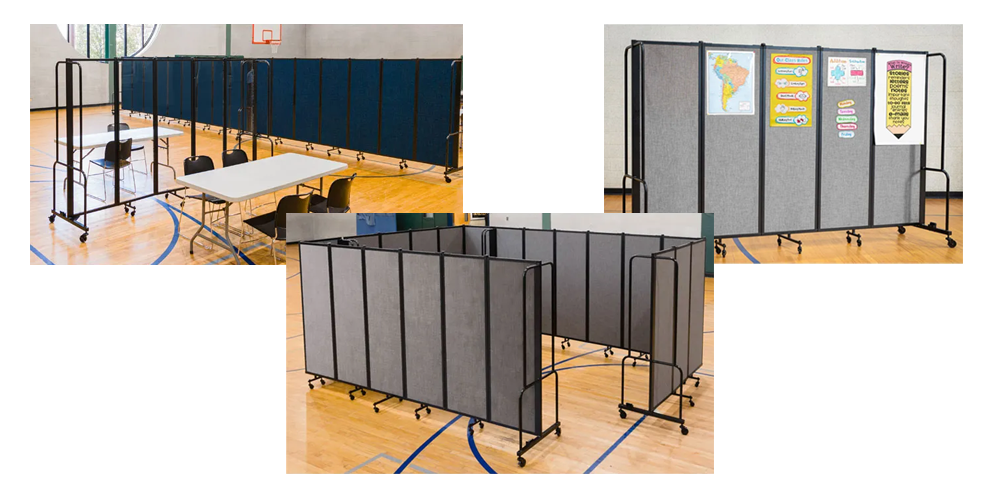 Portable meeting room dividers